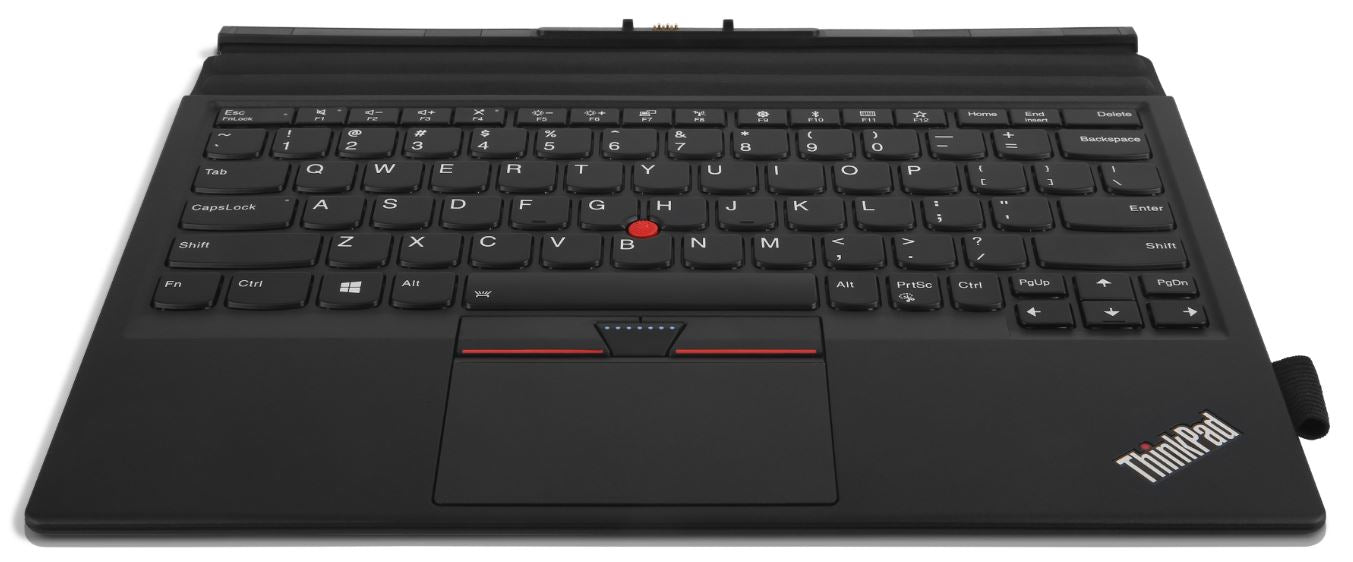 Lenovo Tastatur-Case für ThinkPad X1 Tablet (Gen.2) – mit Trackpad, Beleuchtung – Schwarz