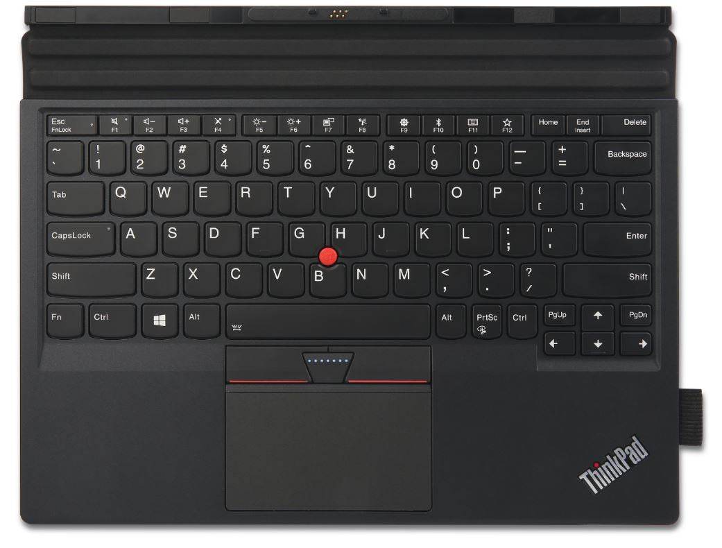 Lenovo Tastatur-Case für ThinkPad X1 Tablet (Gen.2) – mit Trackpad, Beleuchtung – Schwarz