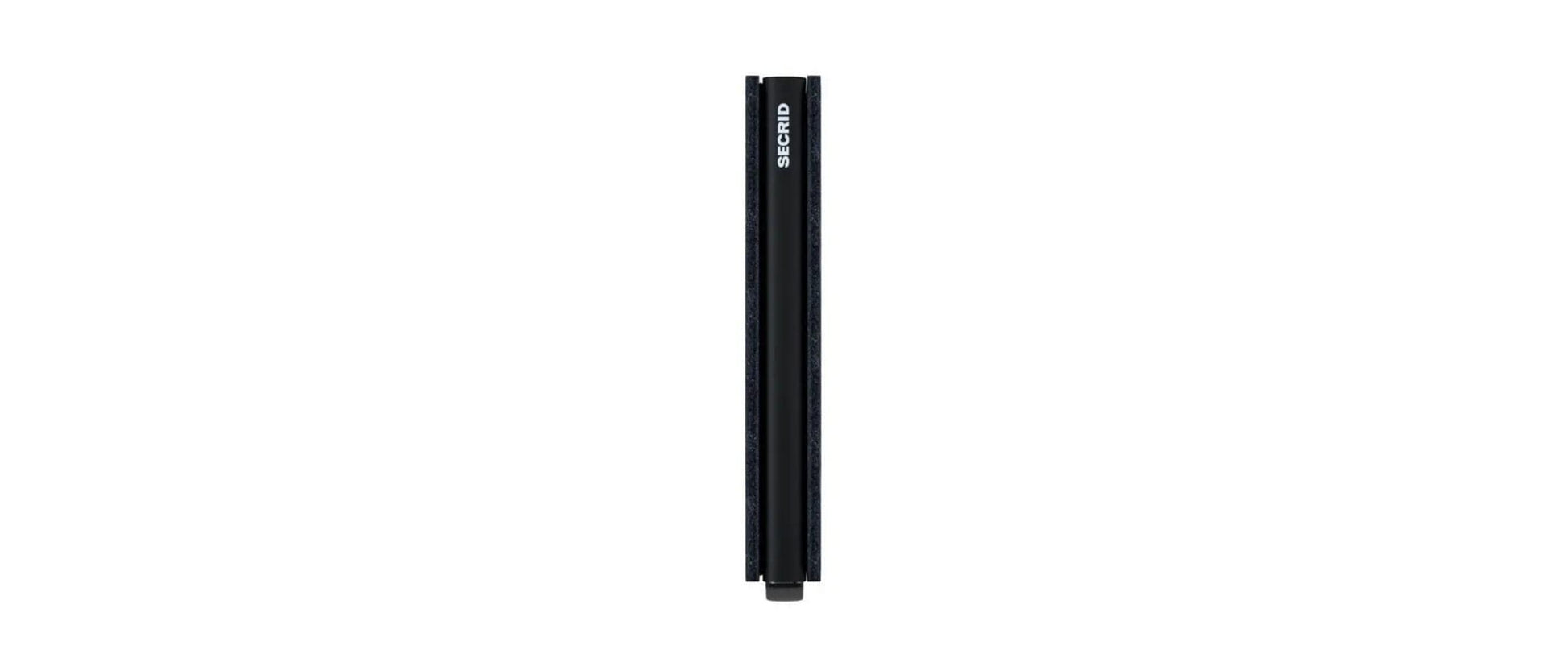 Secrid Slimwallet Kartenetui – RFID-Schutz – 68 × 102 × 16 mm, 12 Karten – Schwarz Matt – Aluminium, Leder