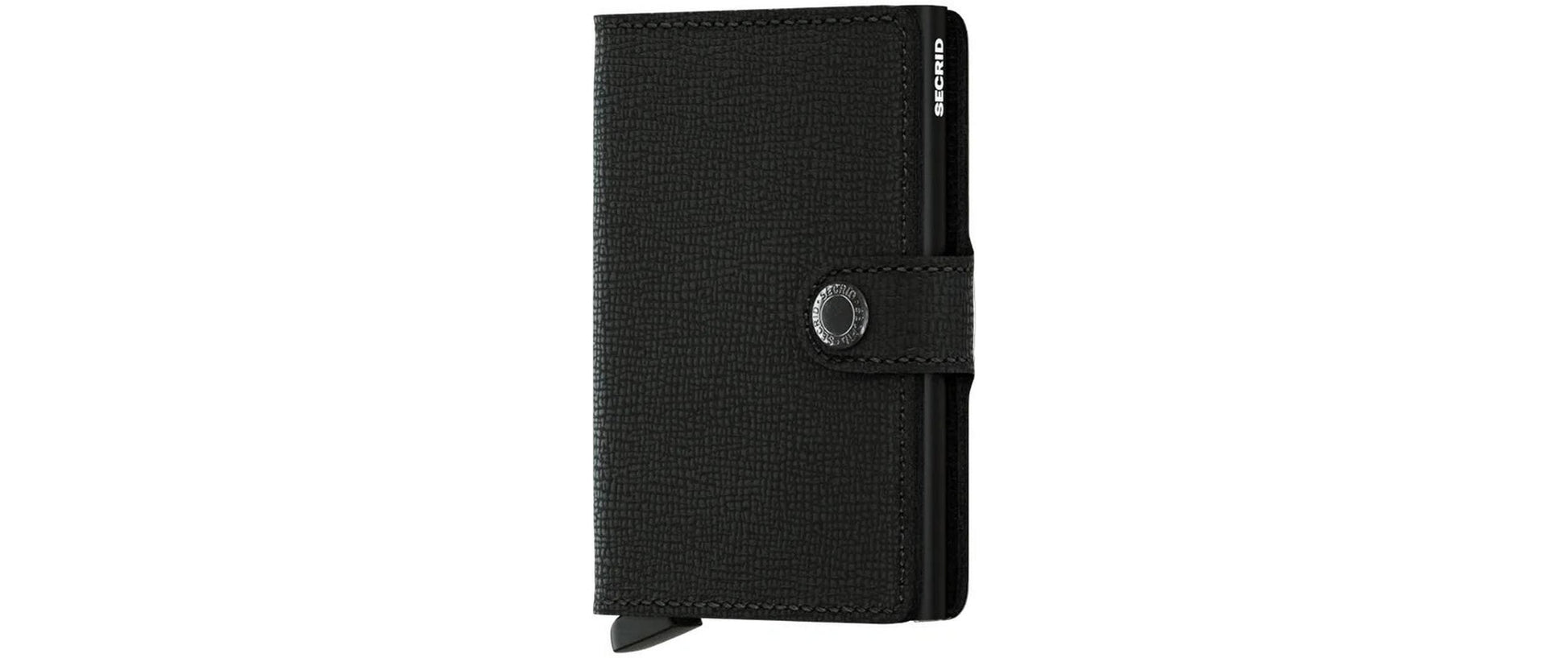 Secrid Kartenetui Miniwallet – RFID-Schutz, 6 Karten – 65×102×21 mm – Schwarz – Aluminium