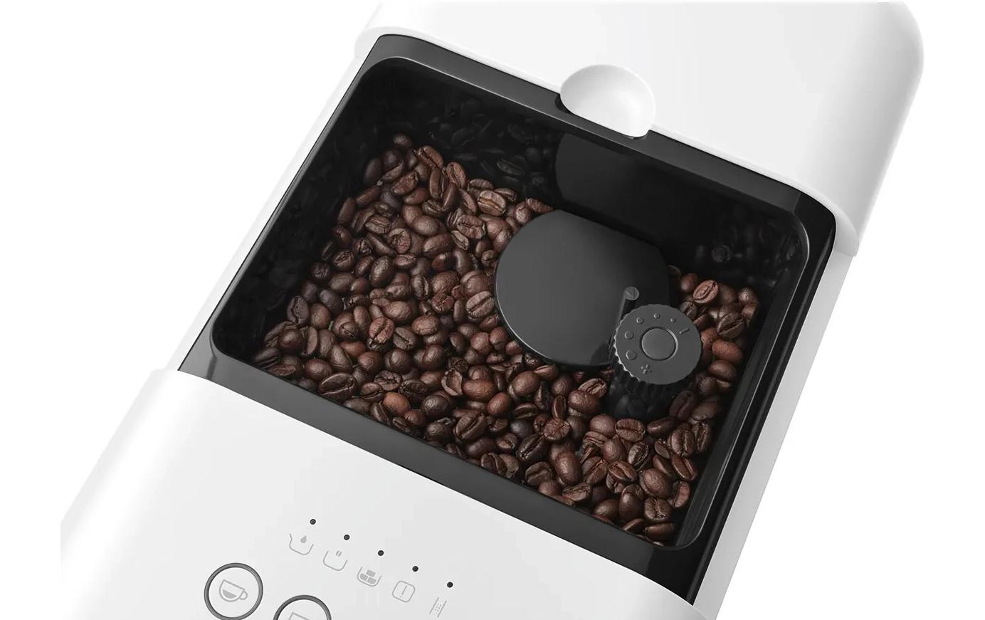 Smeg BCC12WHMEU Kaffeevollautomat – 19 bar, 1,4 l, 150 g, Weiss matt