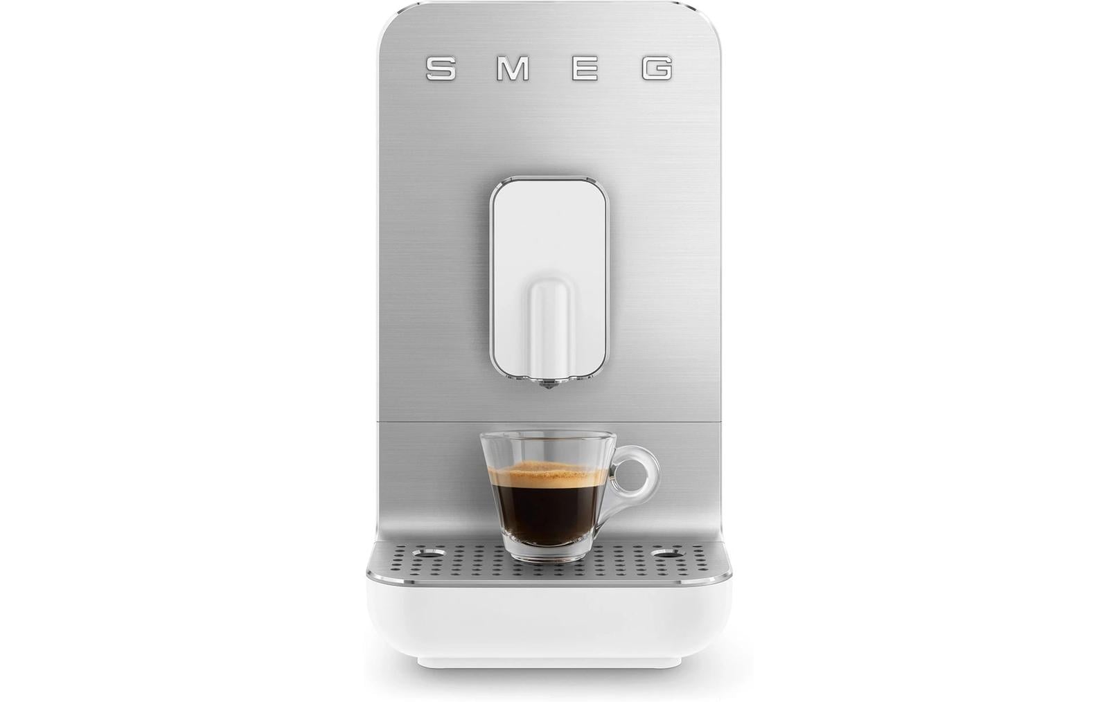 Smeg BCC11WHMEU Kaffeevollautomat – 19 bar, 1,4 l, 150 g, Weiss matt