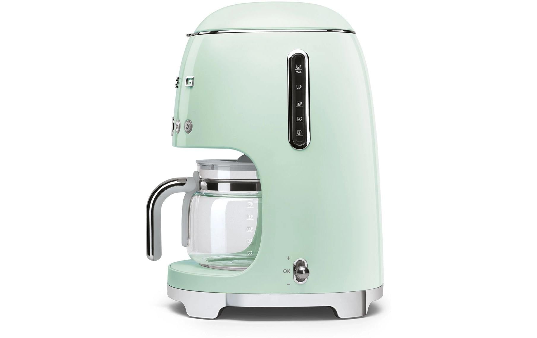 Smeg DCF02PGEU Filterkaffeemaschine – 10 Tassen, 1,25 l, Hellgrün