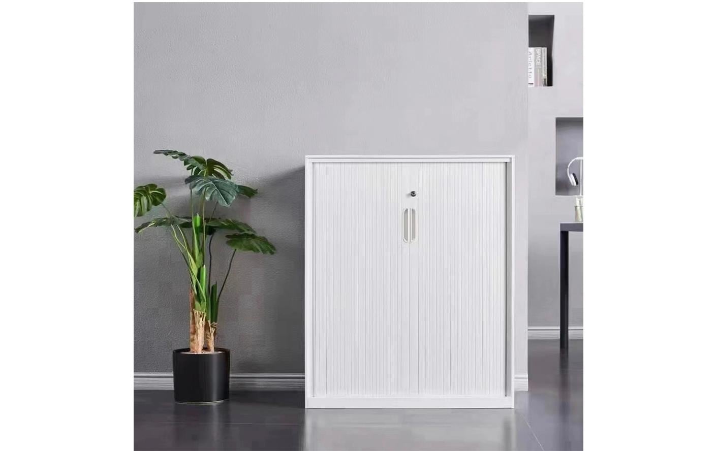 Contini Rolladenschrank – Weiss, 90 × 90 × 45 cm