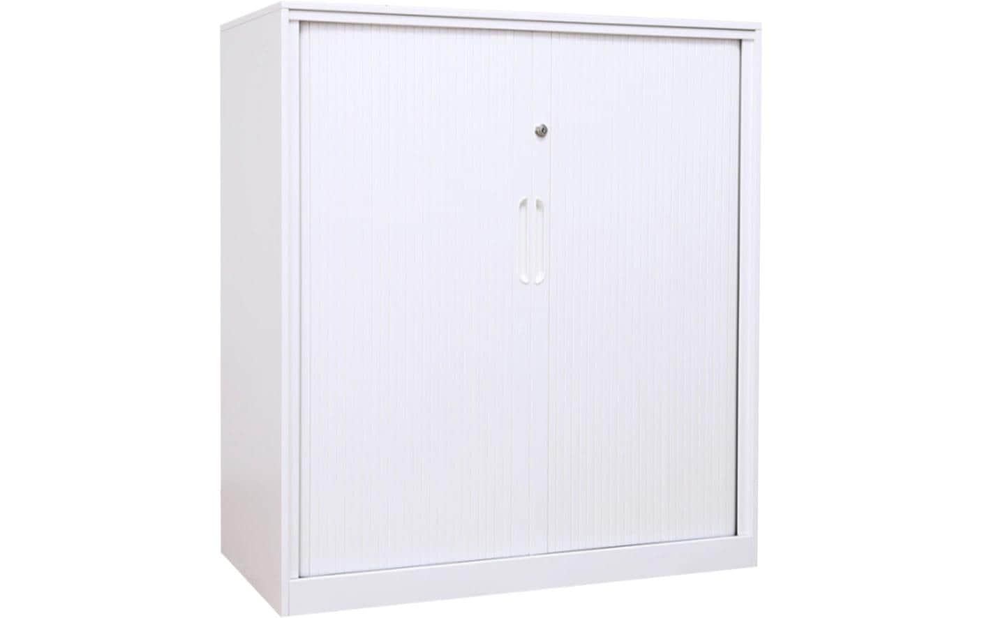 Contini Rolladenschrank – Weiss, 90 × 90 × 45 cm