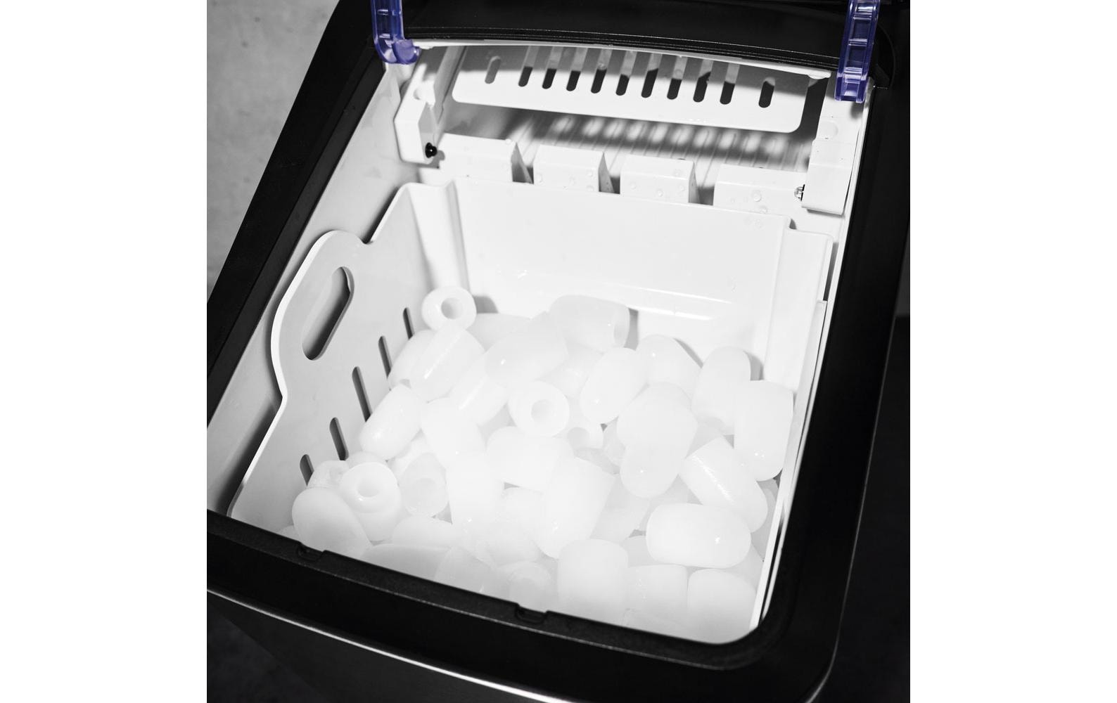 Gastroback Eiswürfelmaschine 41143 – 15 kg/24 h, 2,8 l – schwarz/edelstahl