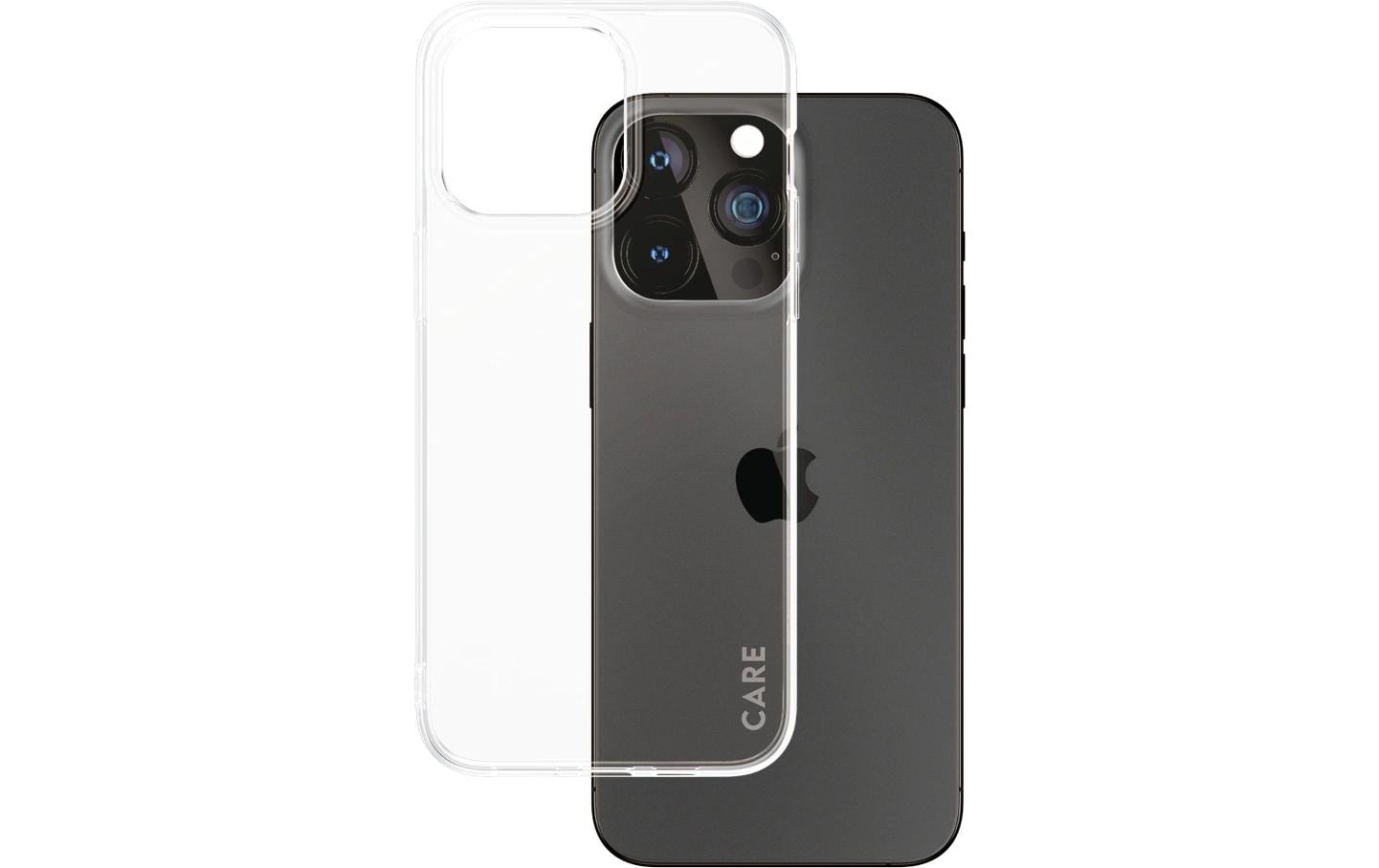 PanzerGlass CARE Backcover – für Apple iPhone 15 Pro Max, bis 1,2 m sturzsicher, Transparent, X-Ray