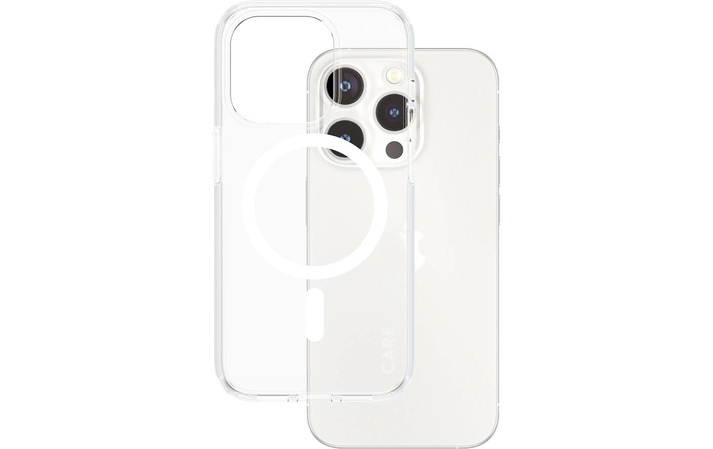 PanzerGlass CARE – Backcover – für Apple iPhone 15 Pro, Transparent, bis 4,8 m Sturzschutz