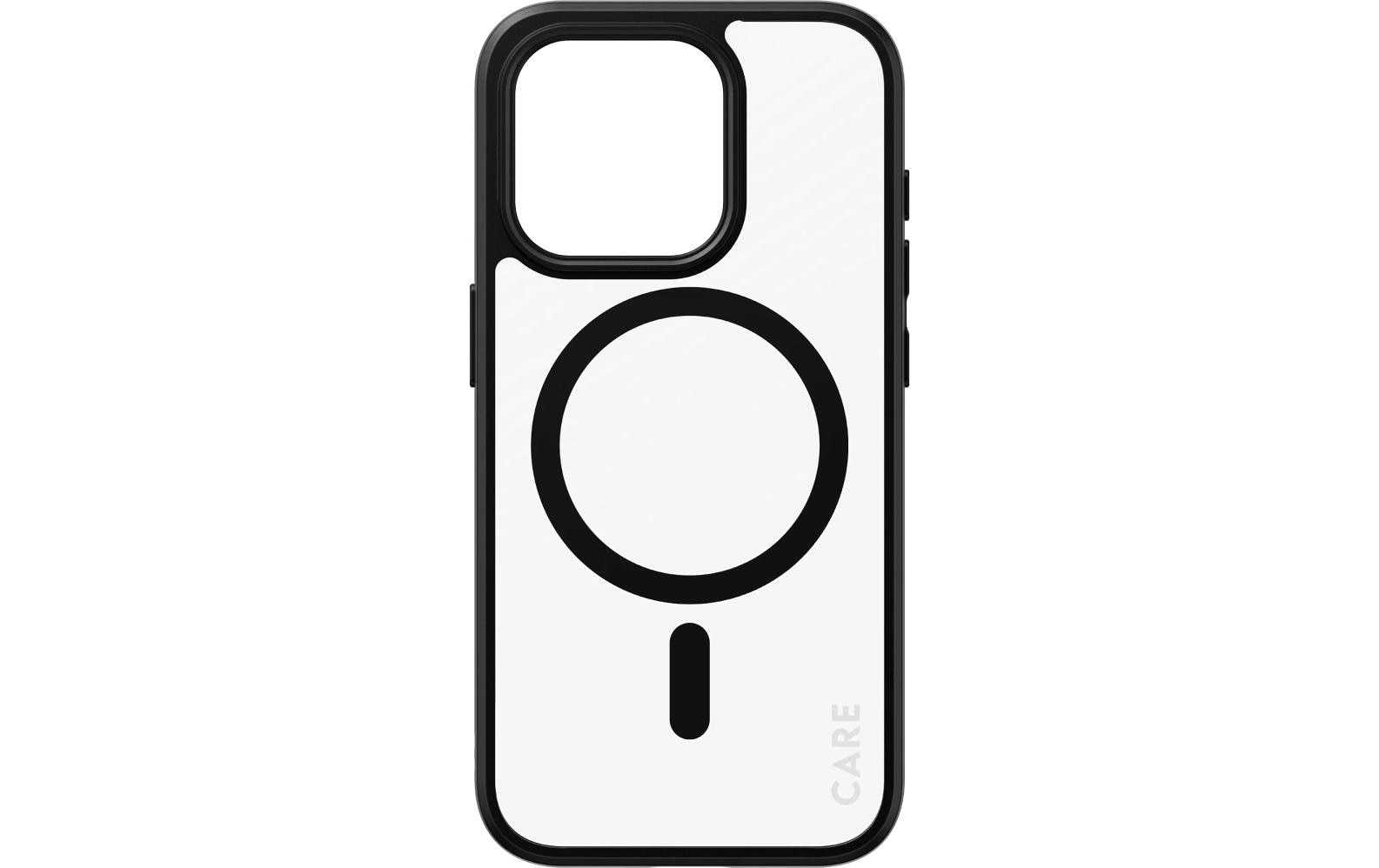 PanzerGlass CARE Flagship Backcover – für Apple iPhone 15 Pro, Schwarz, bis 4,8 m sturzsicher
