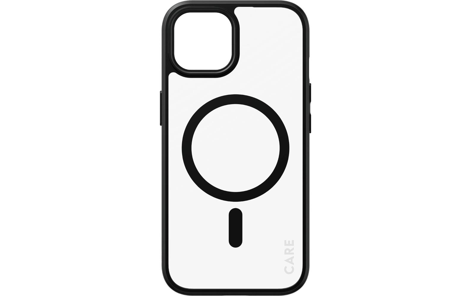 PanzerGlass CARE Flagship Backcover – für Apple iPhone 15, MagSafe, Kunststoff, schwarz, bis 4,8 m sturzsicher