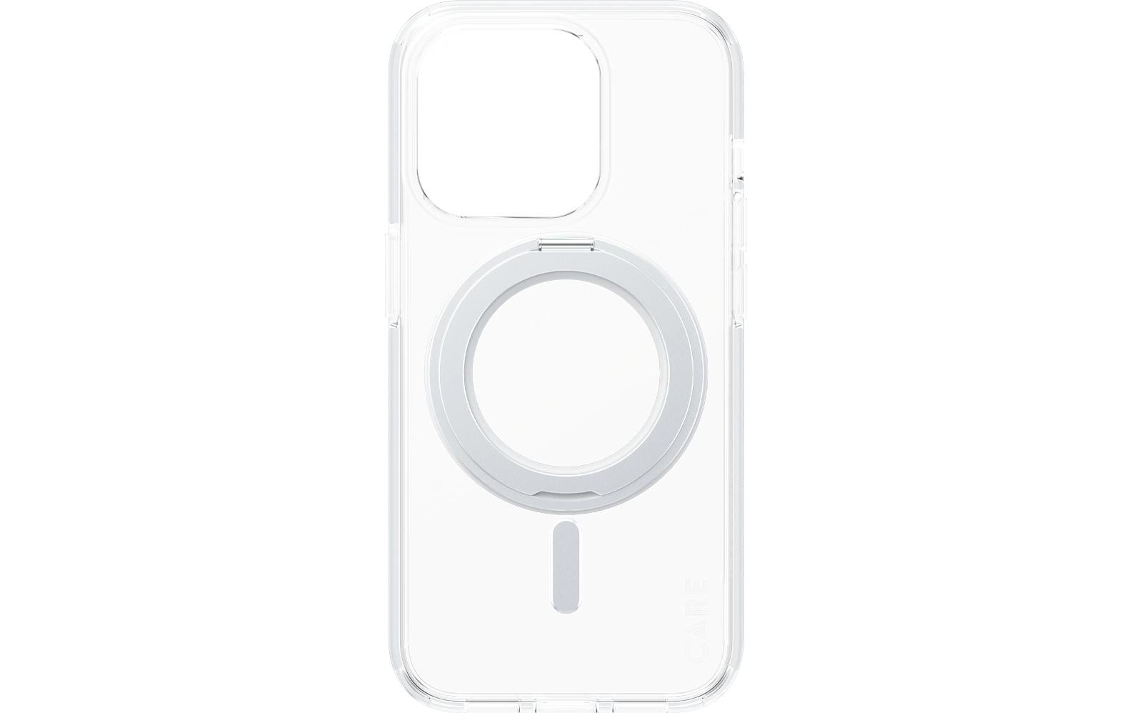 PanzerGlass CARE – Backcover – für Apple iPhone 15 Pro – transparent – MagSafe-kompatibel, mit Ständer