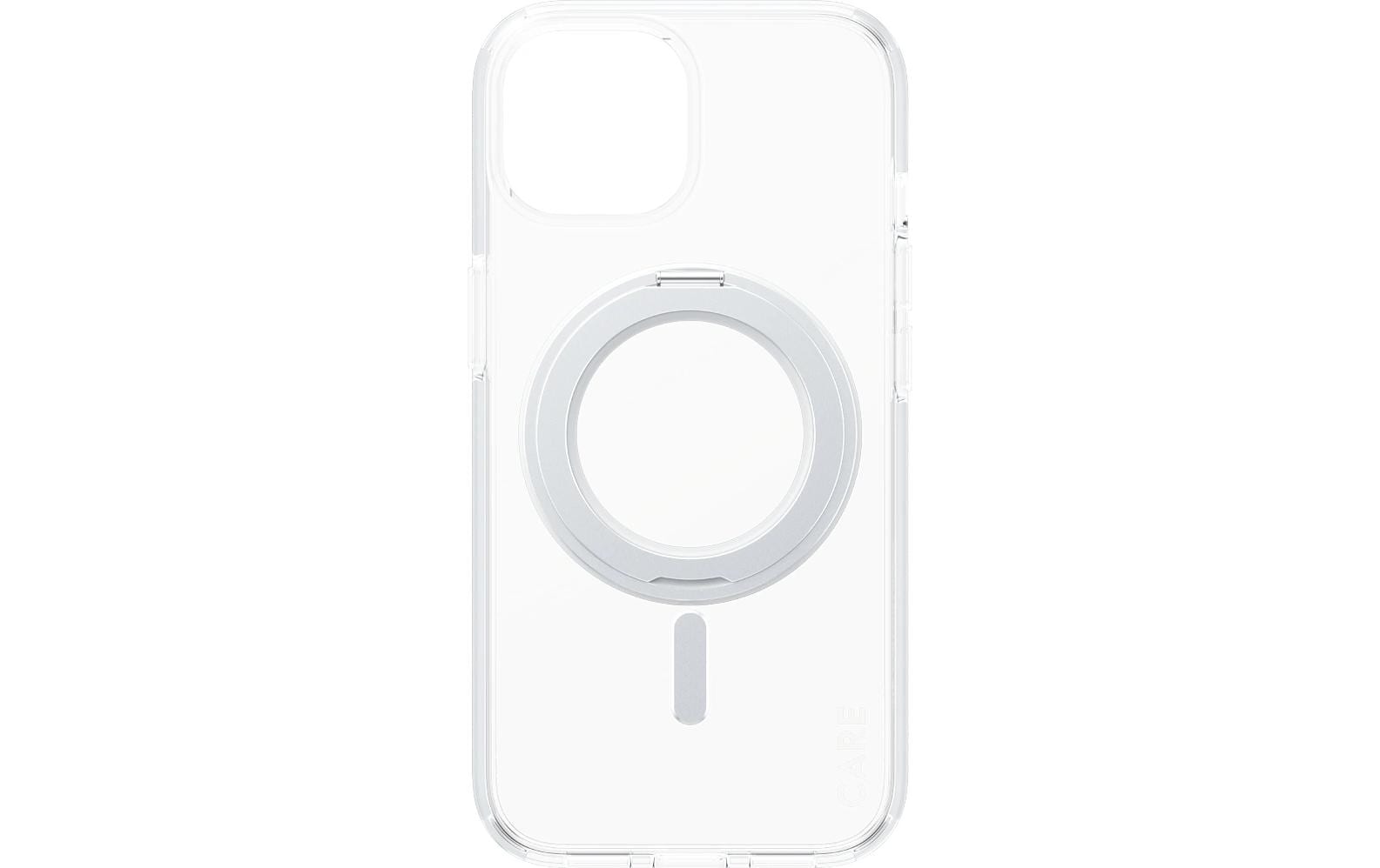 PanzerGlass CARE – Backcover – für Apple iPhone 15 – transparent – Kunststoff – MagSafe-kompatibel, mit Standfuss