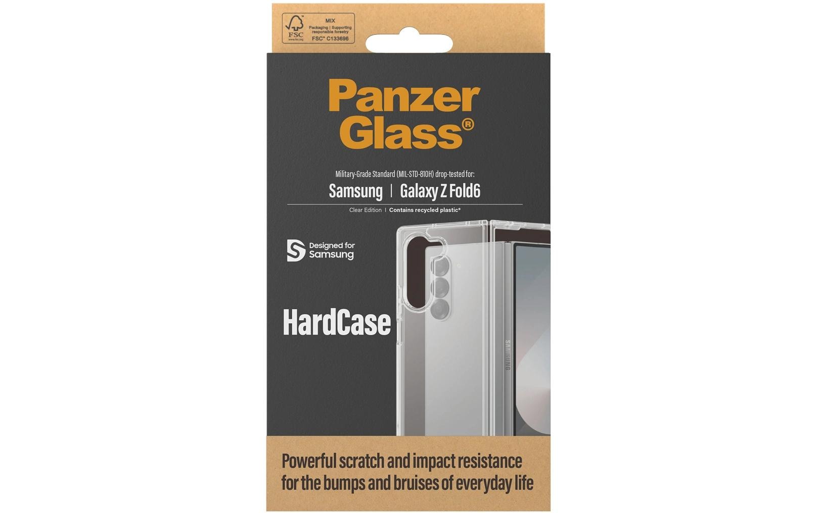 PanzerGlass HardCase Backcover – für Samsung Galaxy Z Fold6, TPU, Transparent