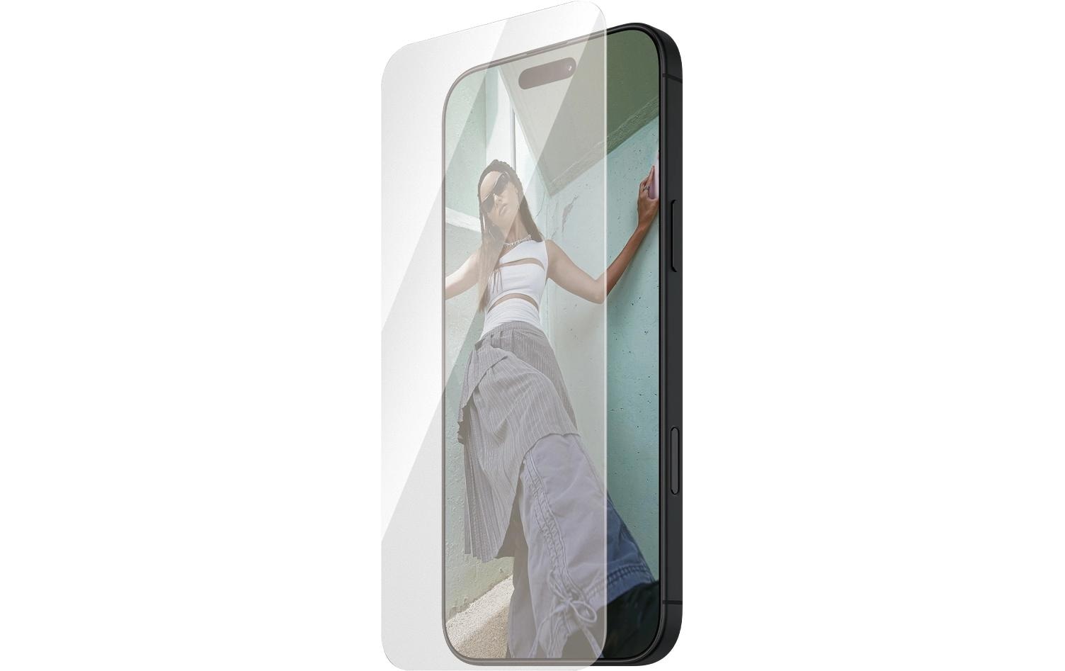 PanzerGlass SAFE. – Displayschutz (Panzerglas), Ultra-Wide Fit – für iPhone 16 Pro – mit Applikator