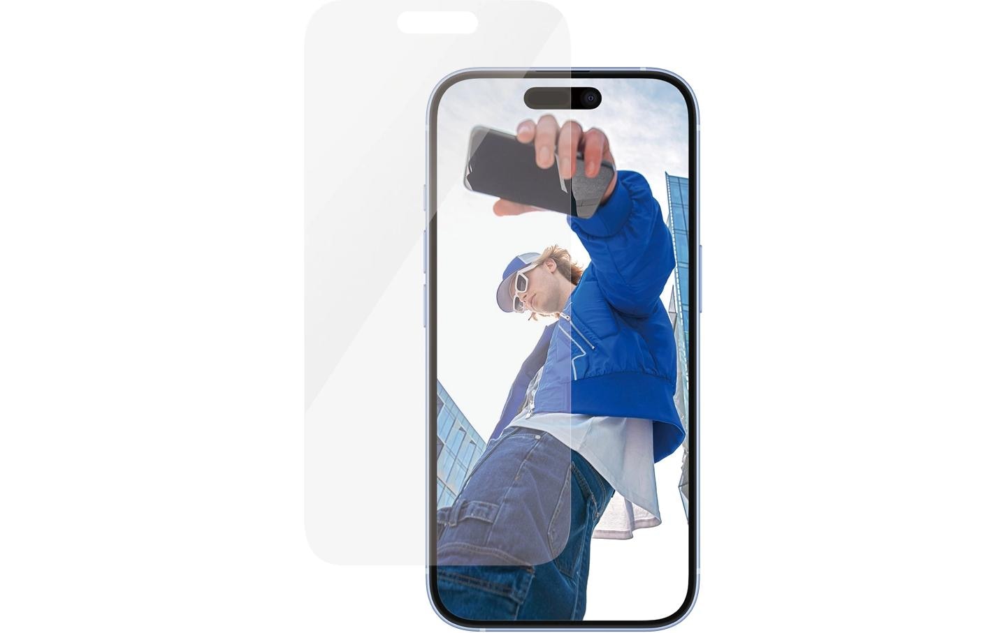 PanzerGlass Displayschutzglas – für Apple iPhone 16 – Case-Friendly, kratzresistent, Anti-Fingerprint, Hartglas