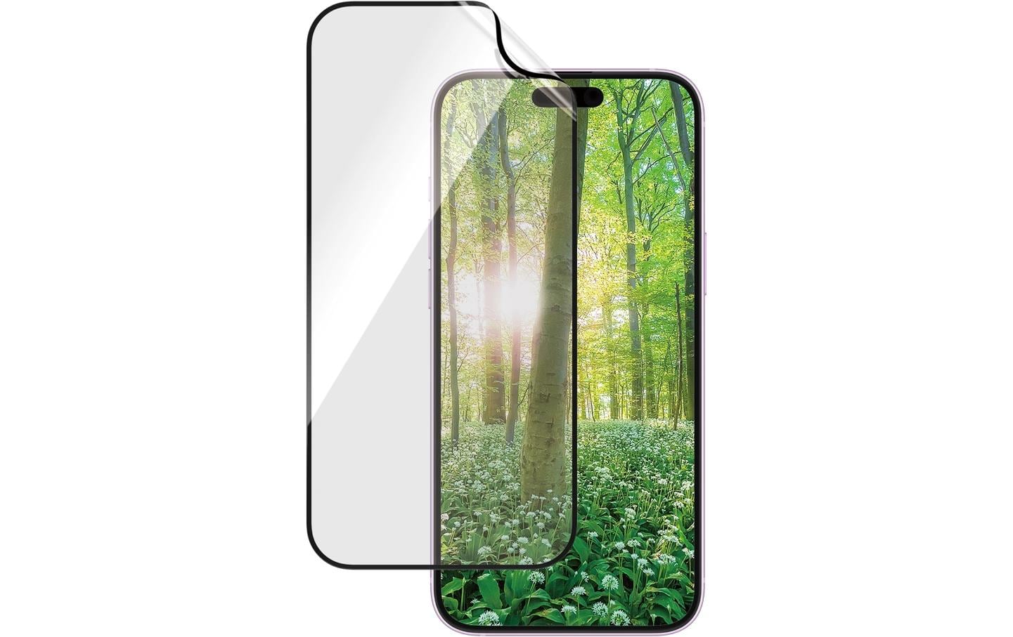 PanzerGlass Displayschutz (Folie), Ultra-Wide Fit – für iPhone 16 Plus/iPhone 15 Plus