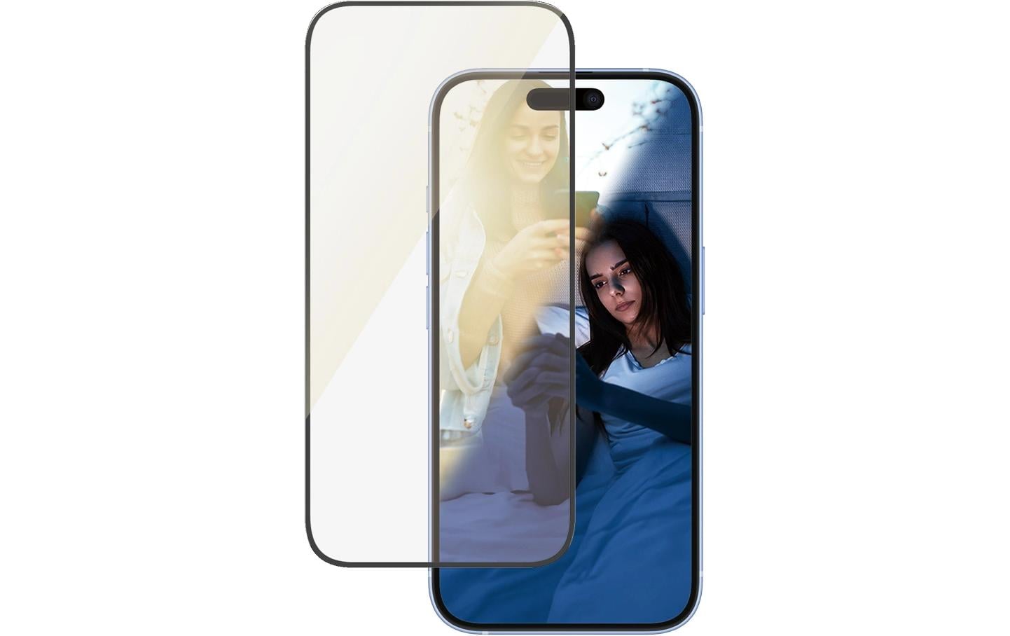PanzerGlass Ultra-Wide Fit Blaulichtfilter Displayschutzglas – für iPhone 15/16