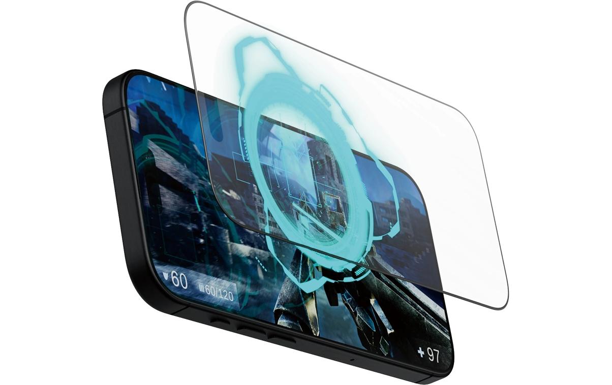 PanzerGlass Displayschutz (Panzerglas), Ultra-Wide Fit – für iPhone 16 Pro – mit Applikator