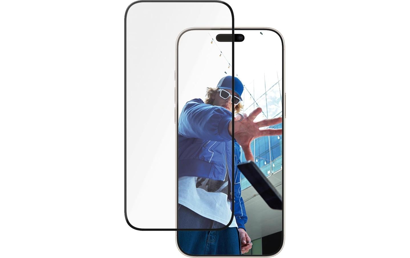 PanzerGlass Displayschutzglas – für Apple iPhone 16 Pro Max – Ultra-Wide Fit, kratzresistent, anti-Fingerprint