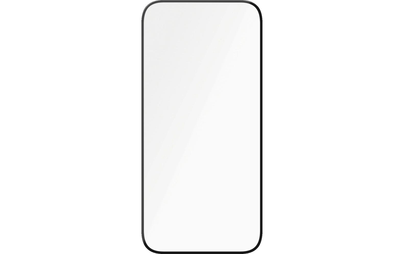 PanzerGlass Displayschutz (Panzerglas), Ultra-Wide Fit – für iPhone 16/iPhone 15 – mit Applikator