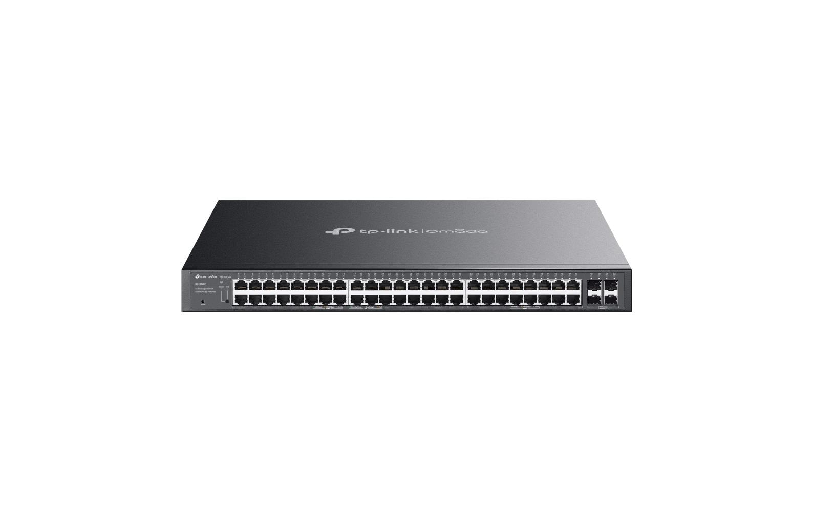 TP-Link SG2452LP – Verwalteter L2/L2+ Switch – 48× 1G, 4× SFP, PoE+, PoE-Budget 230 W, 19", 1U