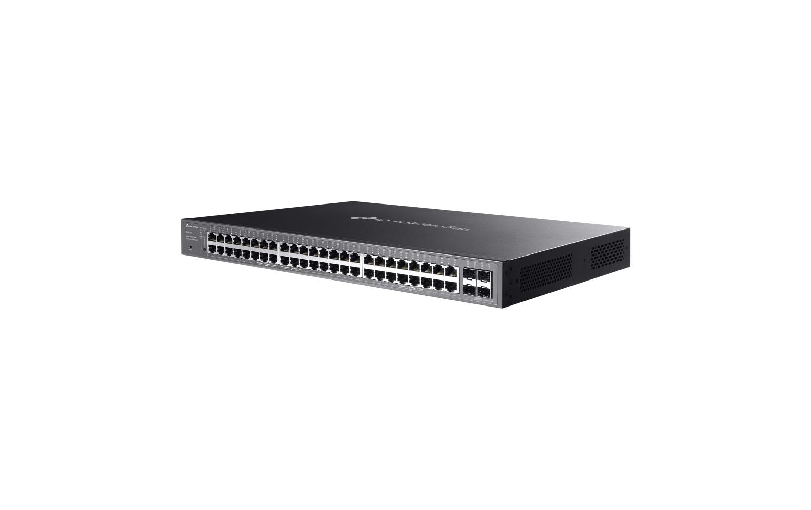 TP-Link SG2452LP – Verwalteter L2/L2+ Switch – 48× 1G, 4× SFP, PoE+, PoE-Budget 230 W, 19", 1U