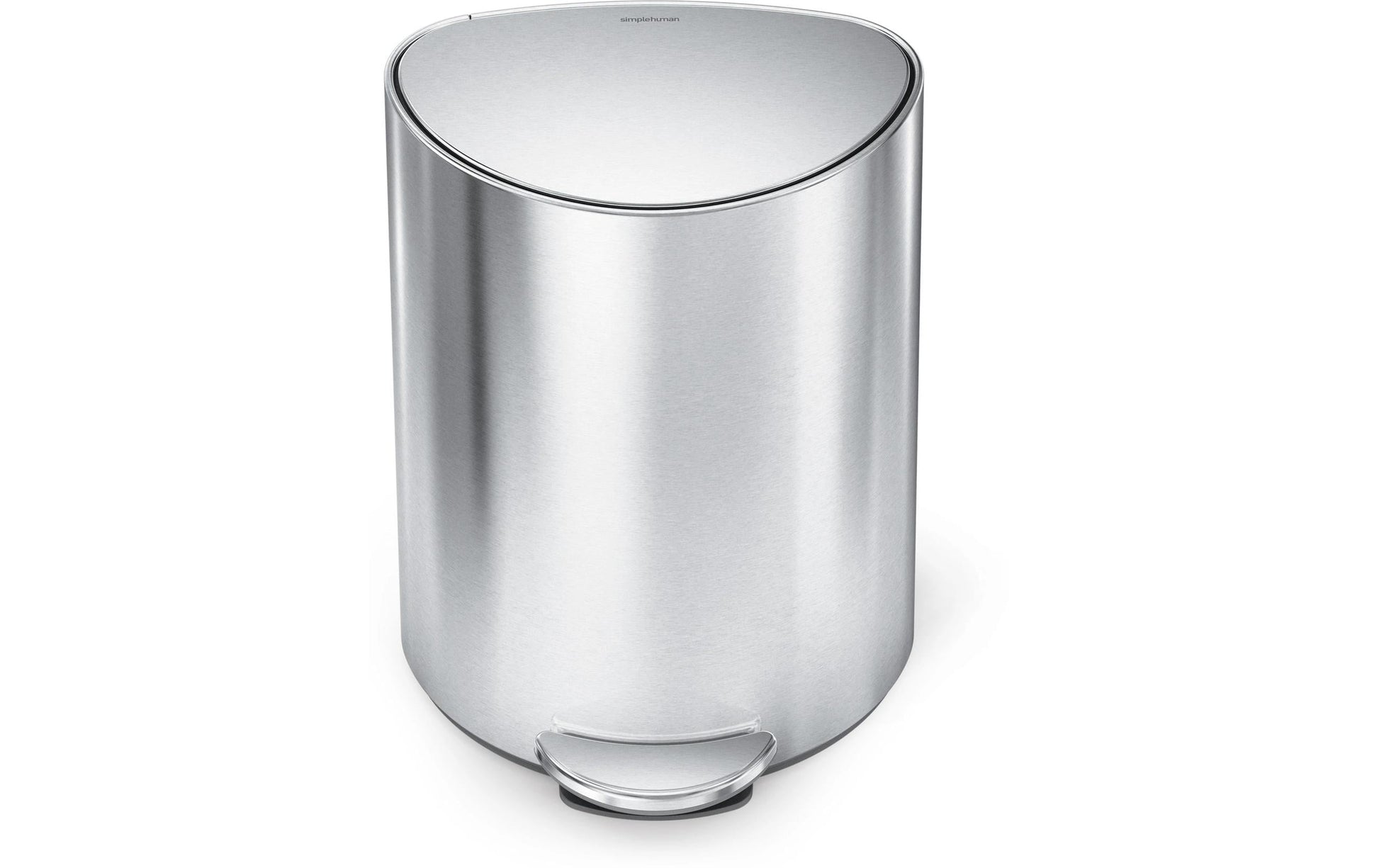 Simplehuman – Papierkorb – 6 L – Edelstahl, Silber – B × H × T 280 × 200 × 370 mm