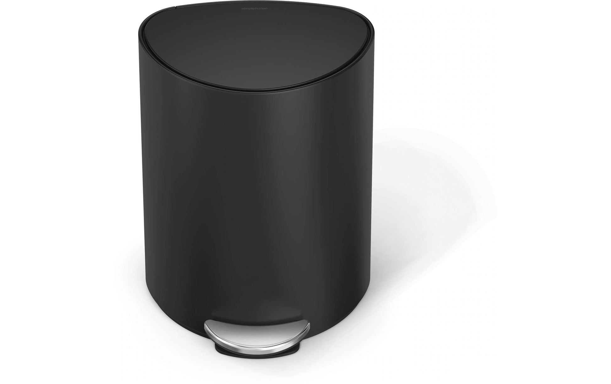 simplehuman Papierkorb – 6 l – Edelstahl – B × H × T 280 × 370 × 200 mm