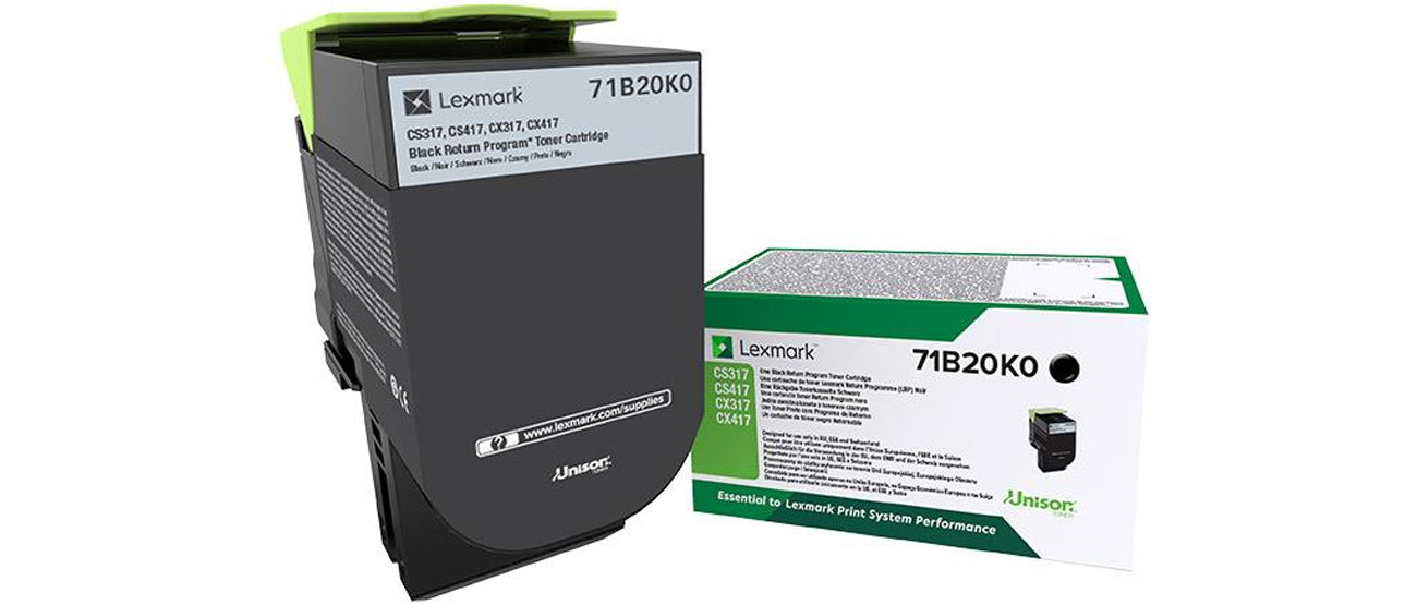 Lexmark Toner – schwarz, 3000 Seiten