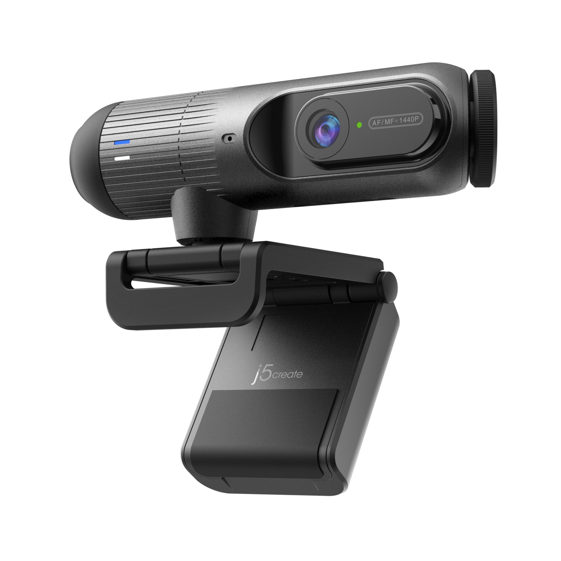 j5create Webcam – 2K, 60 fps, USB-C, Autofokus, Schwarz, für Windows, macOS & ChromeOS