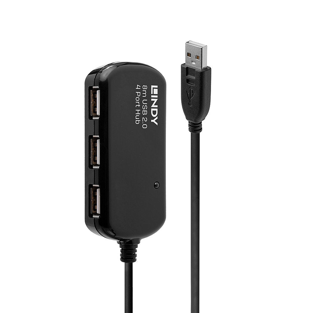 Lindy 42781 USB-Hub – USB-A, 4× USB-A, für Windows/Mac/Linux