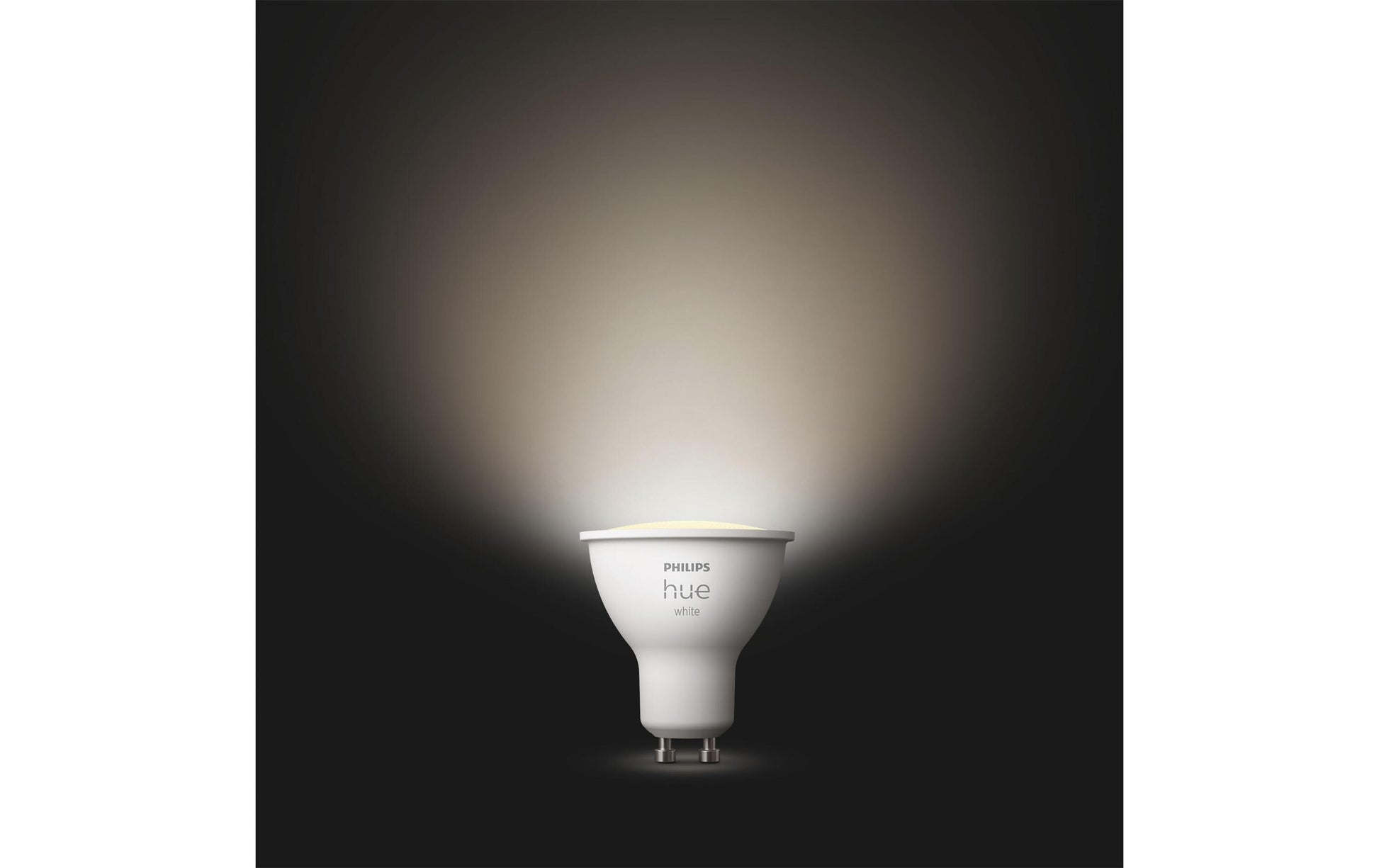 Philips Hue Smart-Leuchtmittel GU10 – Warmweiss 2700 K, 400 lm, 4,2 W, Bluetooth/Zigbee – 1 Stk.