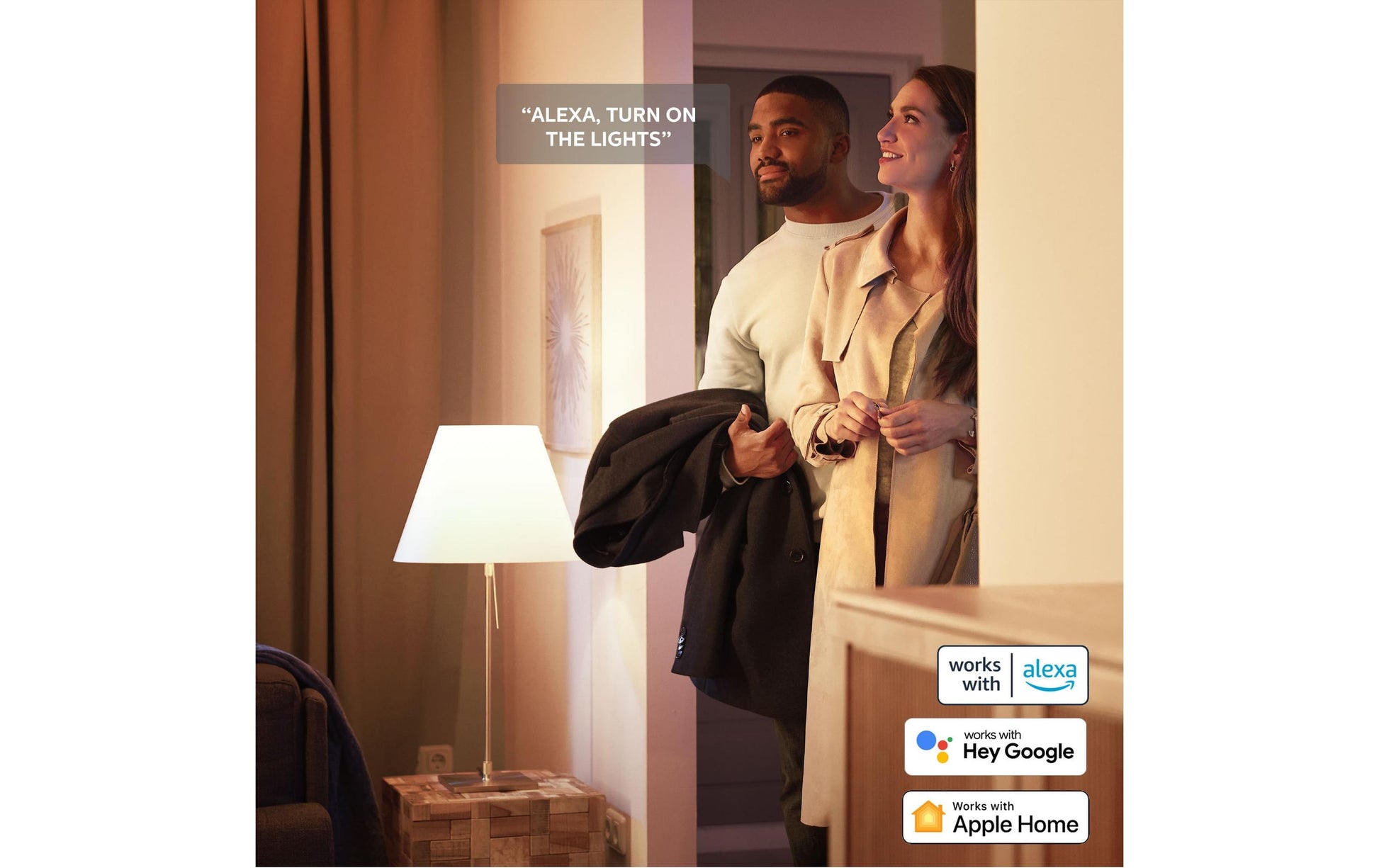 Philips Hue Smart-Leuchtmittel GU10 – 2200–6500 K, 400 lm, 4,2 W, Bluetooth/Zigbee – für Apple HomeKit, Alexa