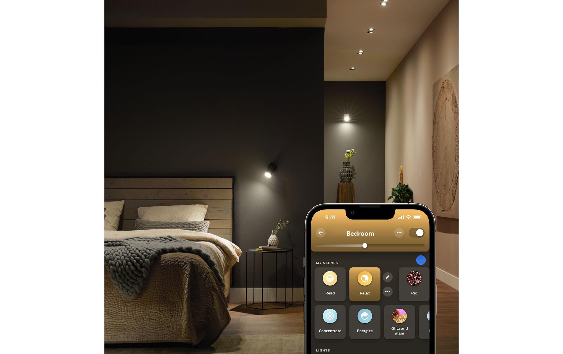 Philips Hue Smart-Leuchtmittel GU10 – 2200–6500 K, 400 lm, 4,2 W, Bluetooth/Zigbee – 2 Stk. – White Ambiance