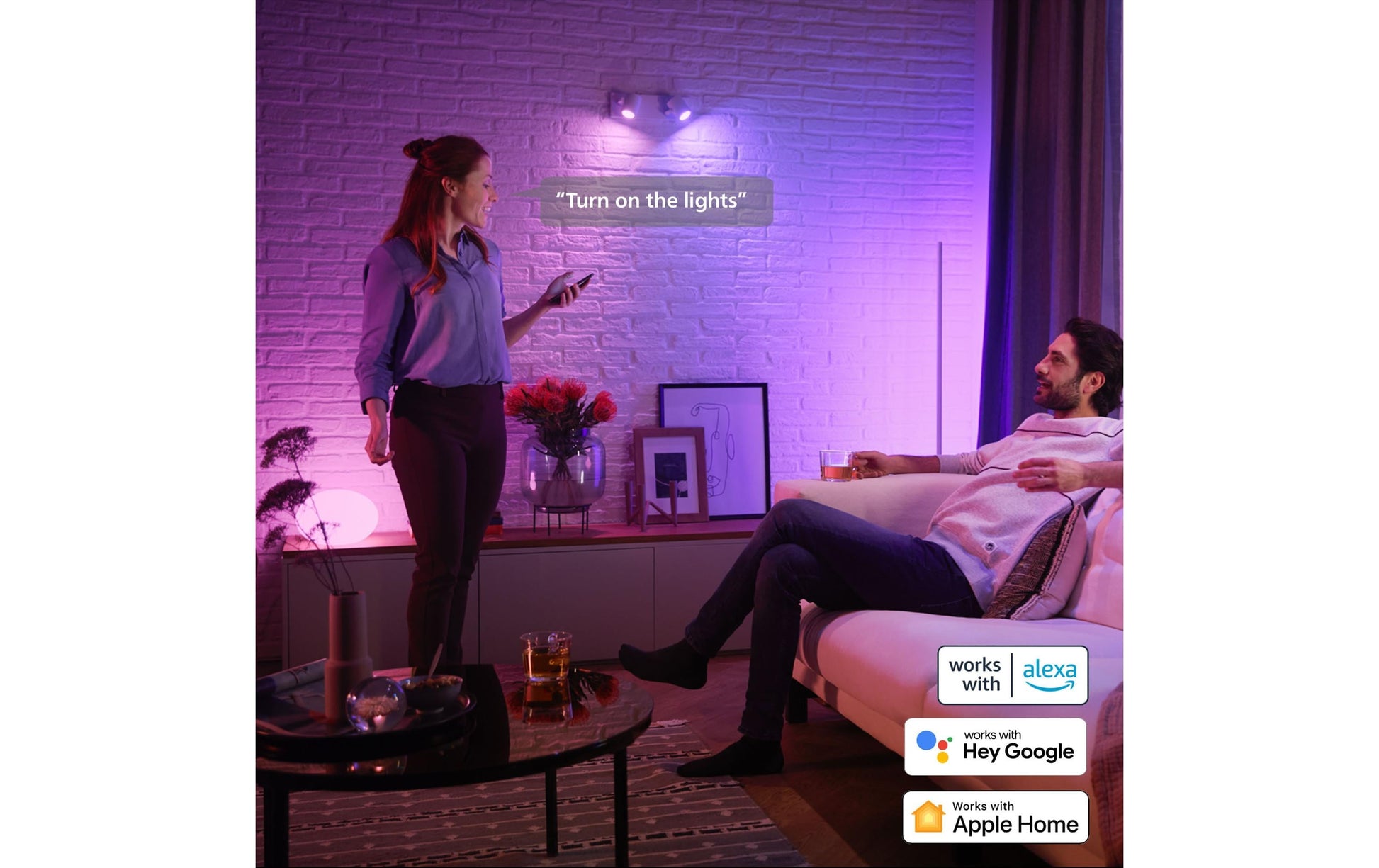 Philips Hue LED-Leuchtmittel GU10 3er-Pack – 4,2 W dimmbar, 2000–6500 K, für Zigbee, HomeKit und Alexa