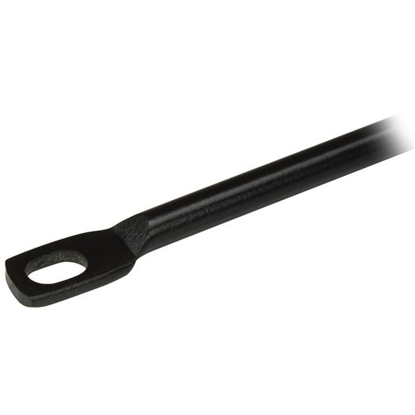 StarTech.com Kabelabdeckleiste – Kabelführung – 19" Rack, 1U, 7×483×11 mm, 10×, Schwarz
