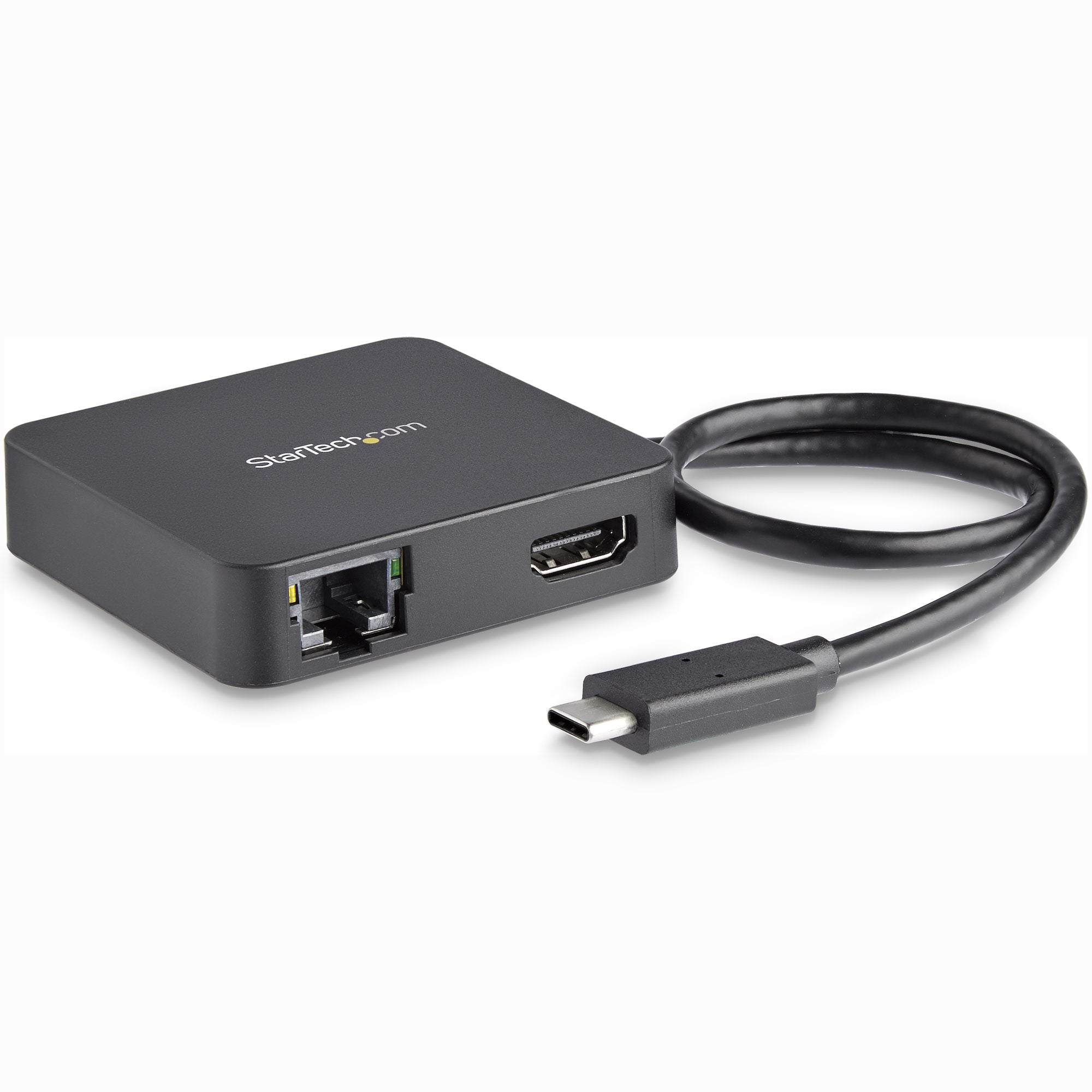 StarTech.com Multiport-Adapter – USB-C, 1× HDMI, 1× USB-A, GbE, für Windows/Mac/ChromeOS