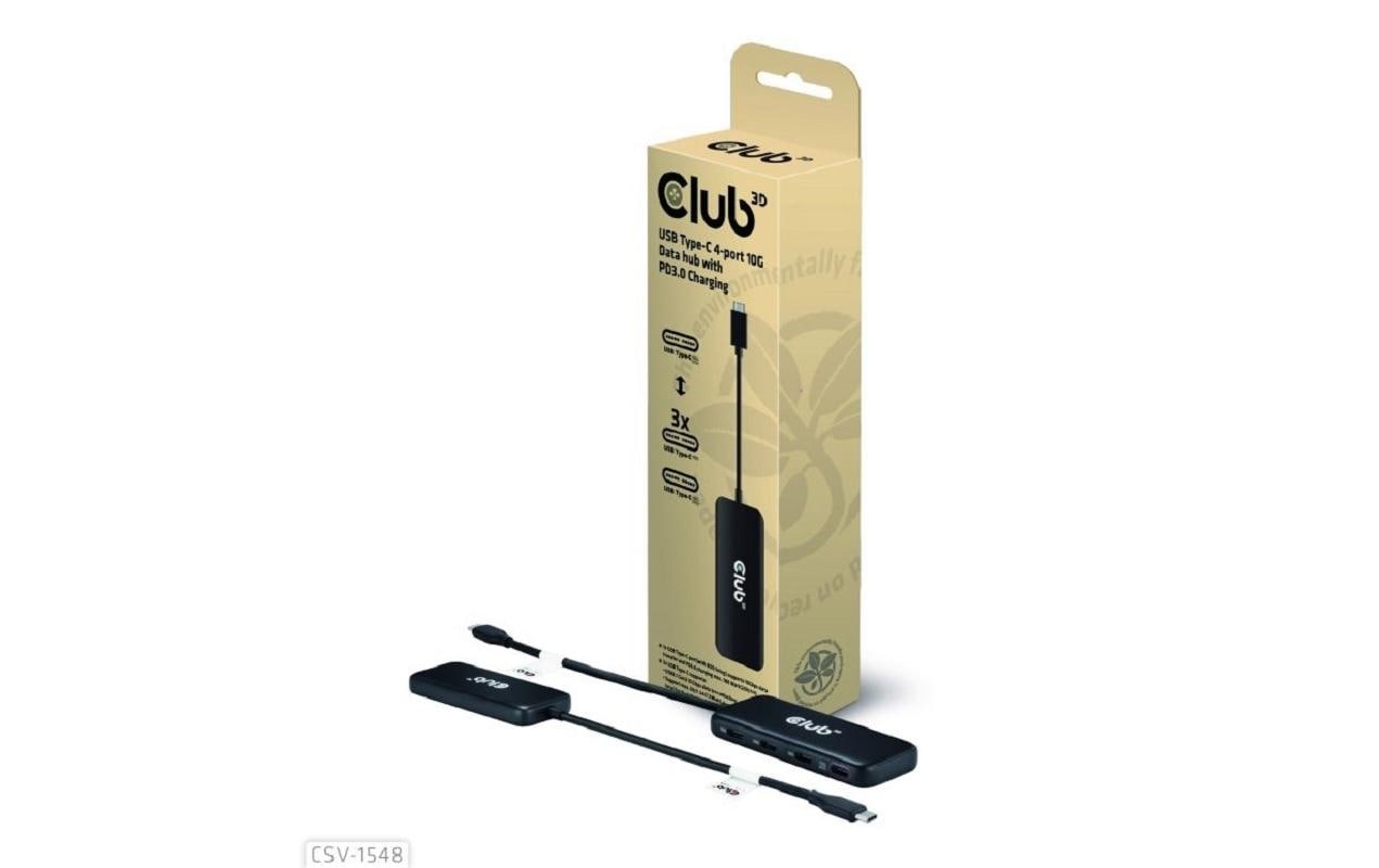 CLUB3D Club 3D CSV-1548 USB-Hub – 4× USB-C