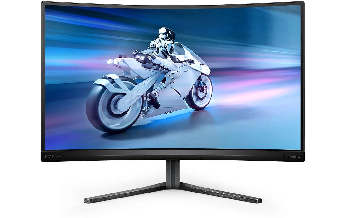 Philips Evnia 5000 27M2C5200W/00 – Monitor, 27", VA, 280 Hz, 300 cd/m², Gebogen, VESA 100 × 100, Schwarz