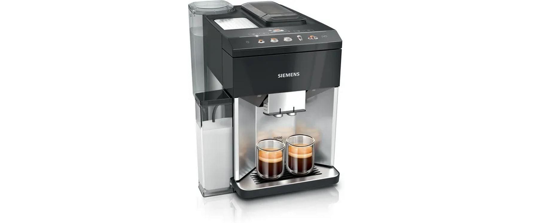 Siemens EQ500 TQ517D03 Kaffeevollautomat – 15 bar, 1,9 l, 270 g, Keramik-Mahlwerk, Schwarz