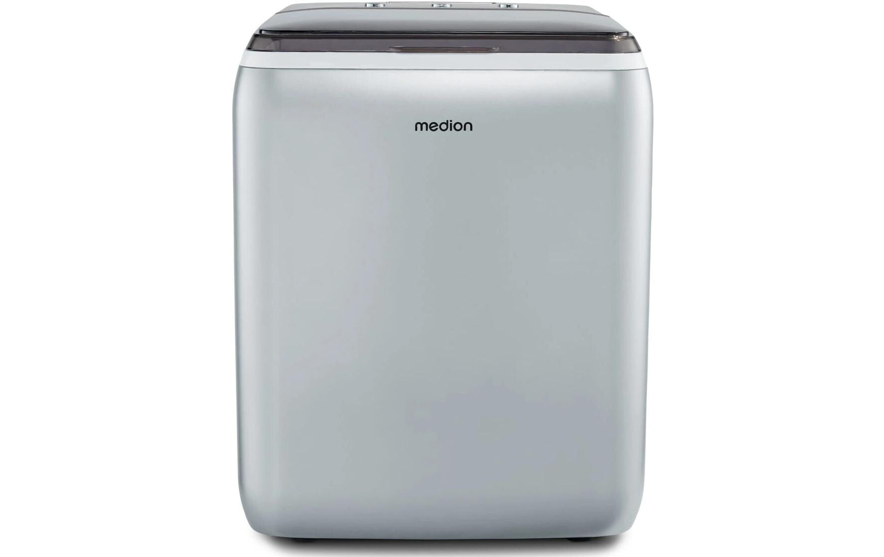 MEDION Eiswürfelmaschine MD 11950 – 15 kg/24 h, 2,6 l, grau/edelstahl