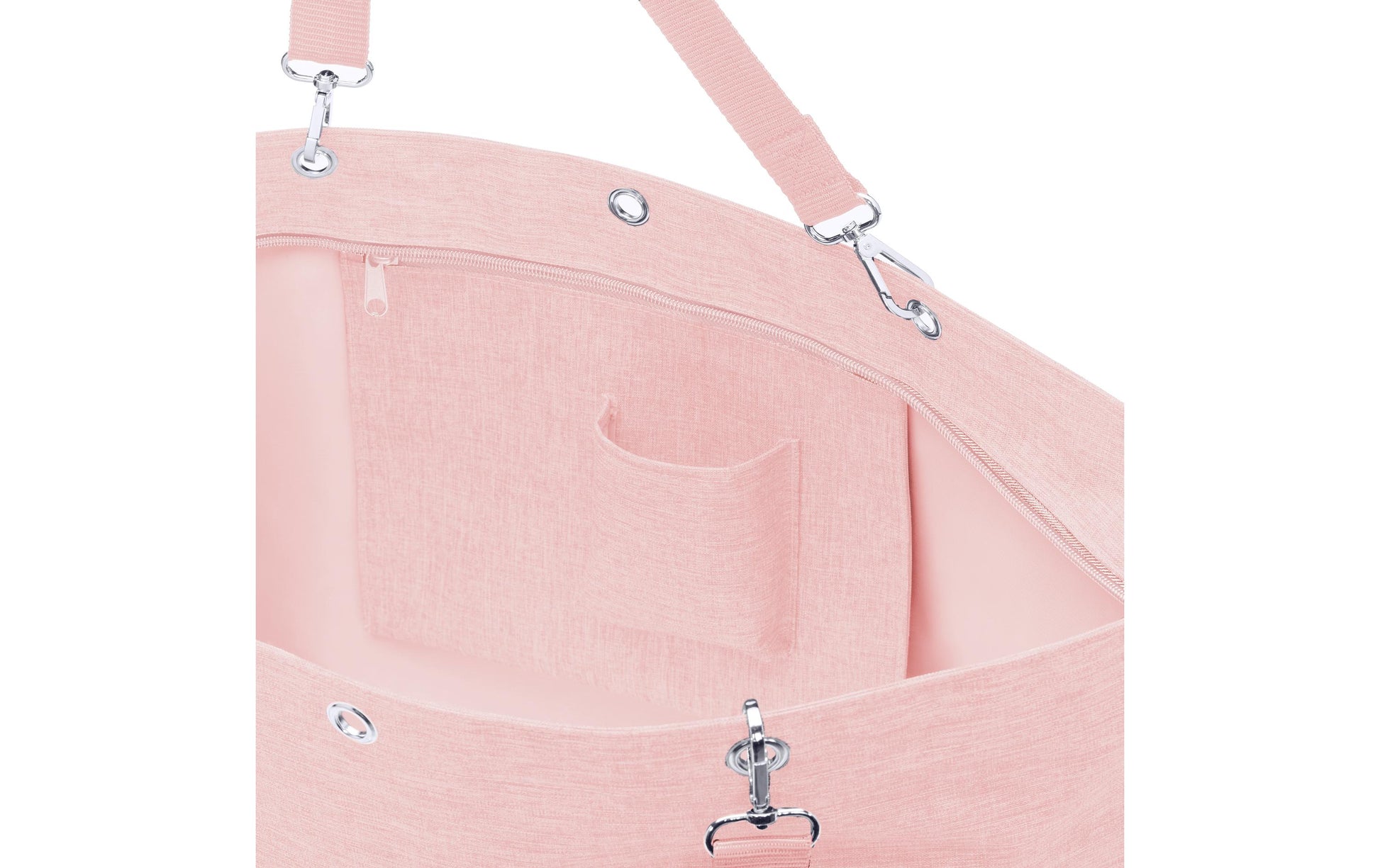 Reisenthel Stofftasche, Polyester, Motiv Twist Blush, 680×455×200 mm
