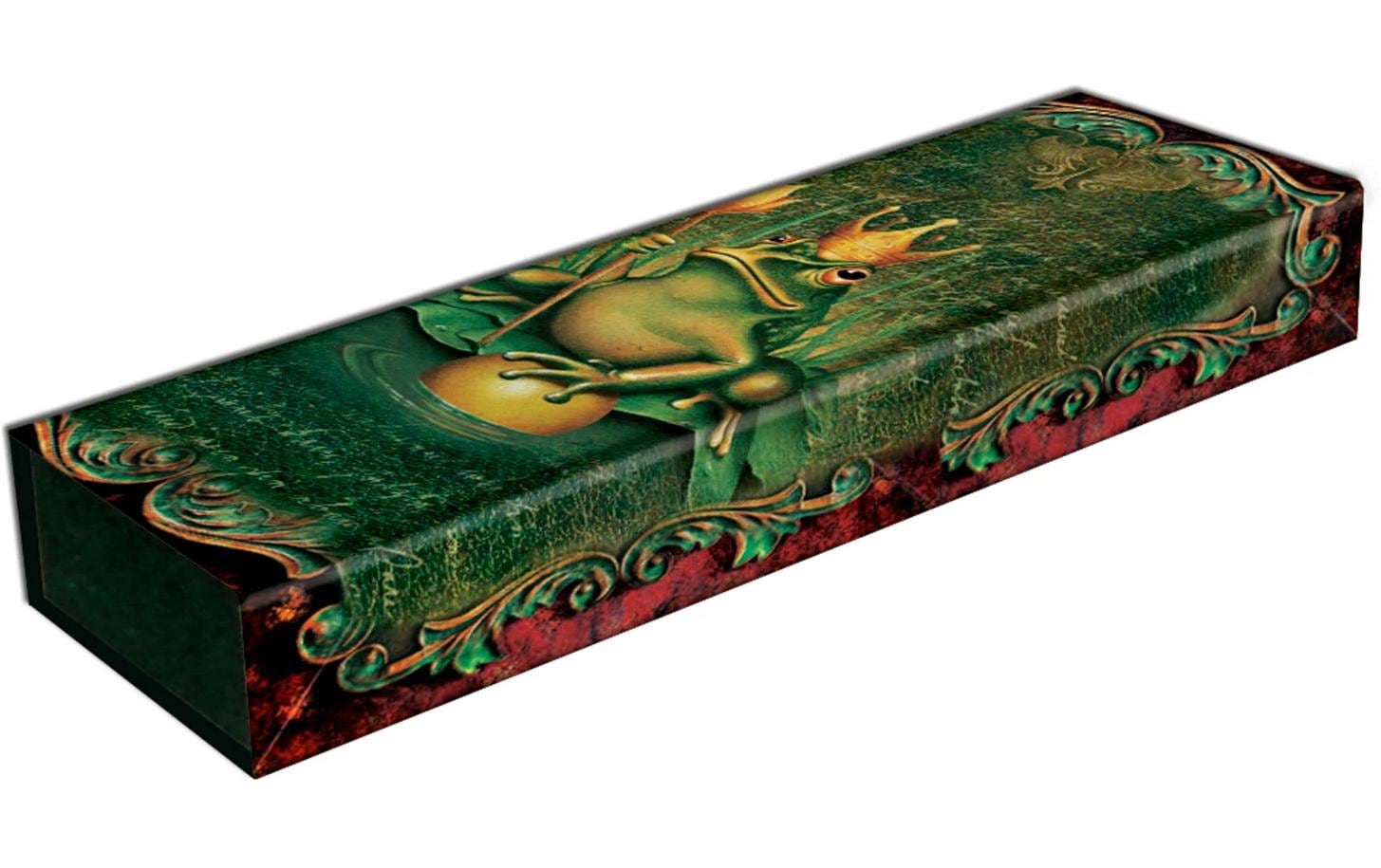 Paperblanks PA9837-9 – Stiftebox, magnetisch, Froschkönig, grün, Papier, 22 × 3 × 6,8 cm