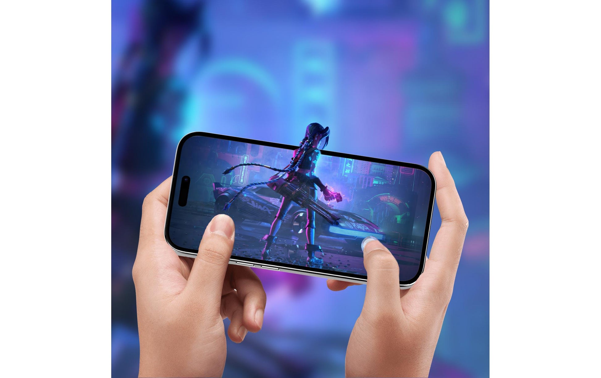 4smarts Displayschutz (Panzerglas), Case Friendly – für iPhone 16 – mit Applikator