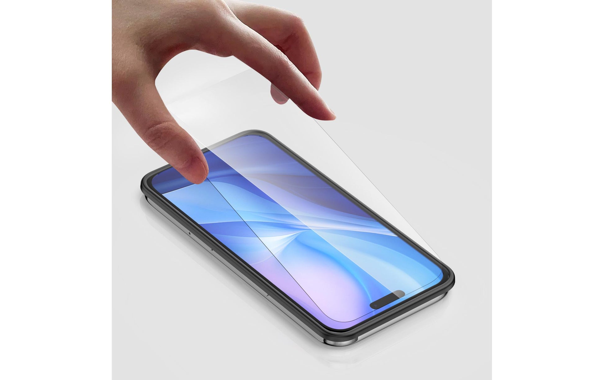 4smarts Displayschutz (Panzerglas), Case Friendly – für iPhone 16 Pro – mit Applikator