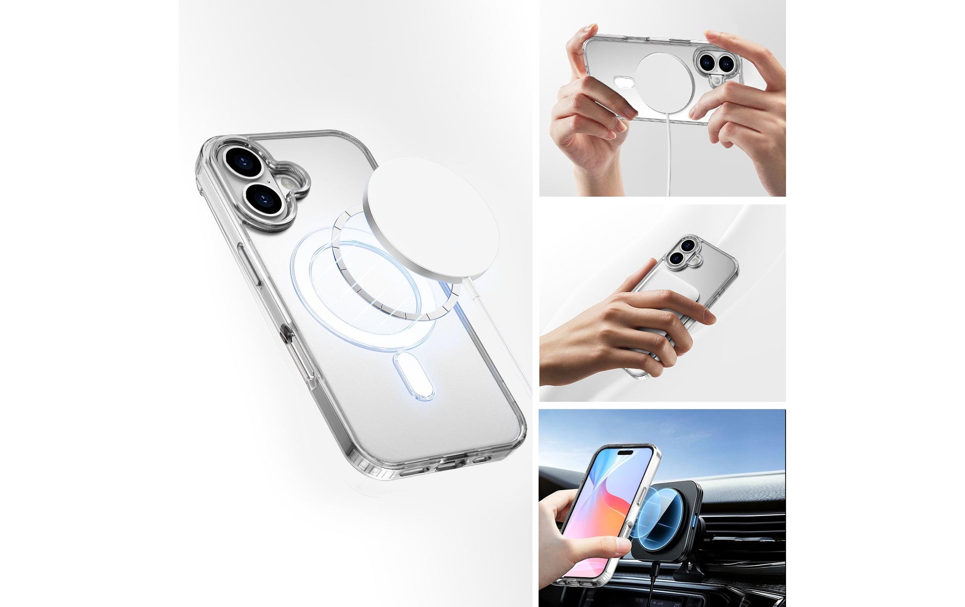 4smarts Displayschutzfolie – für Apple iPhone 16, Glas, 9H, transparent