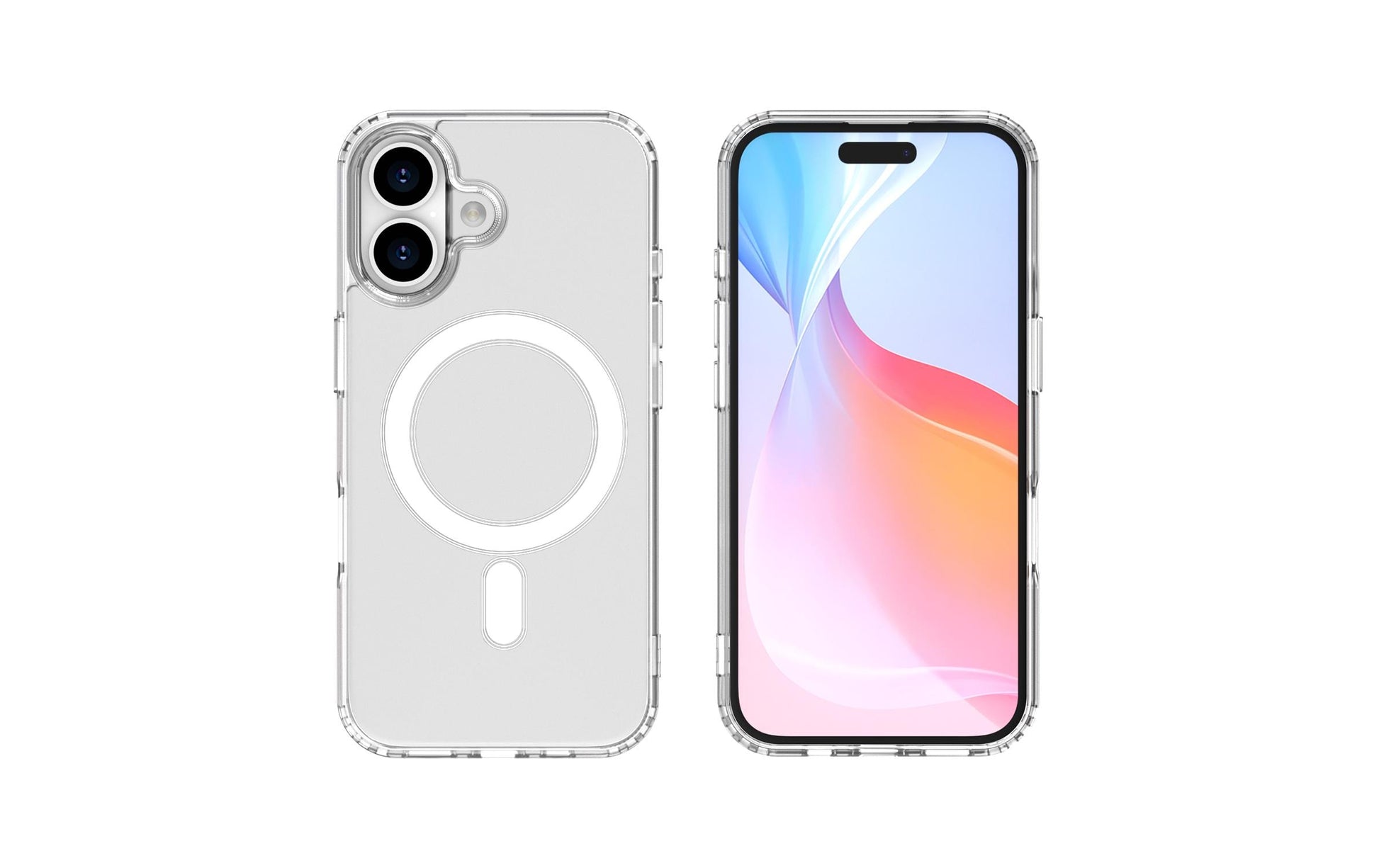 4smarts 360° Premium – Backcover – für Apple iPhone 16, MagSafe, TPU + Gehärtetes Glas, Transparent