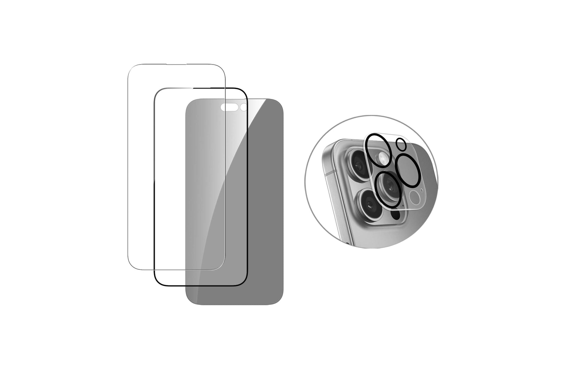 4smarts Displayschutzfolie – für Apple iPhone 16 Pro, 3er-Pack, transparent