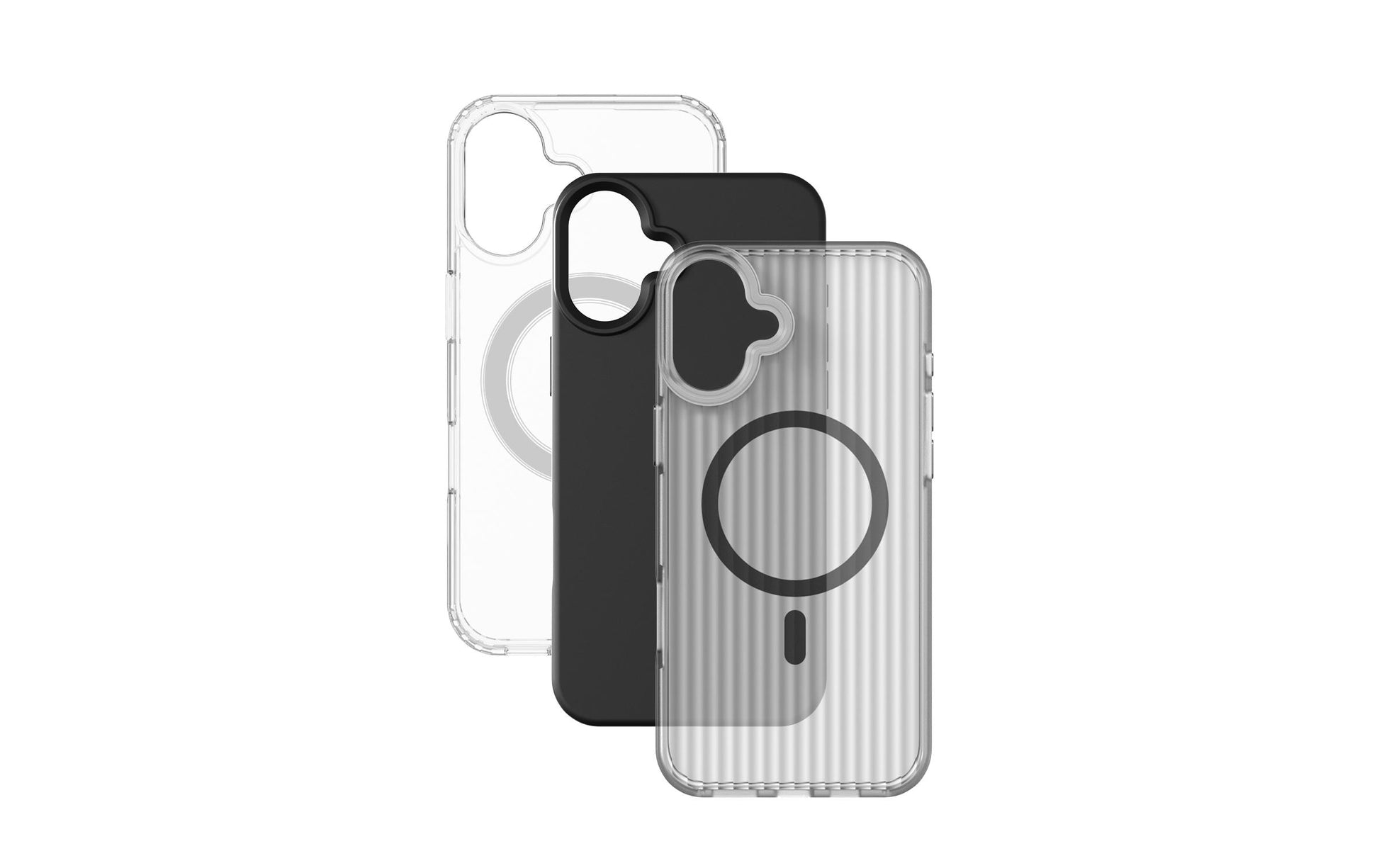 4smarts Backcover – für Apple iPhone 16, TPU, Transparent, inkl. 3 Hüllen, 3 Displayschutzfolien und Ladegerät