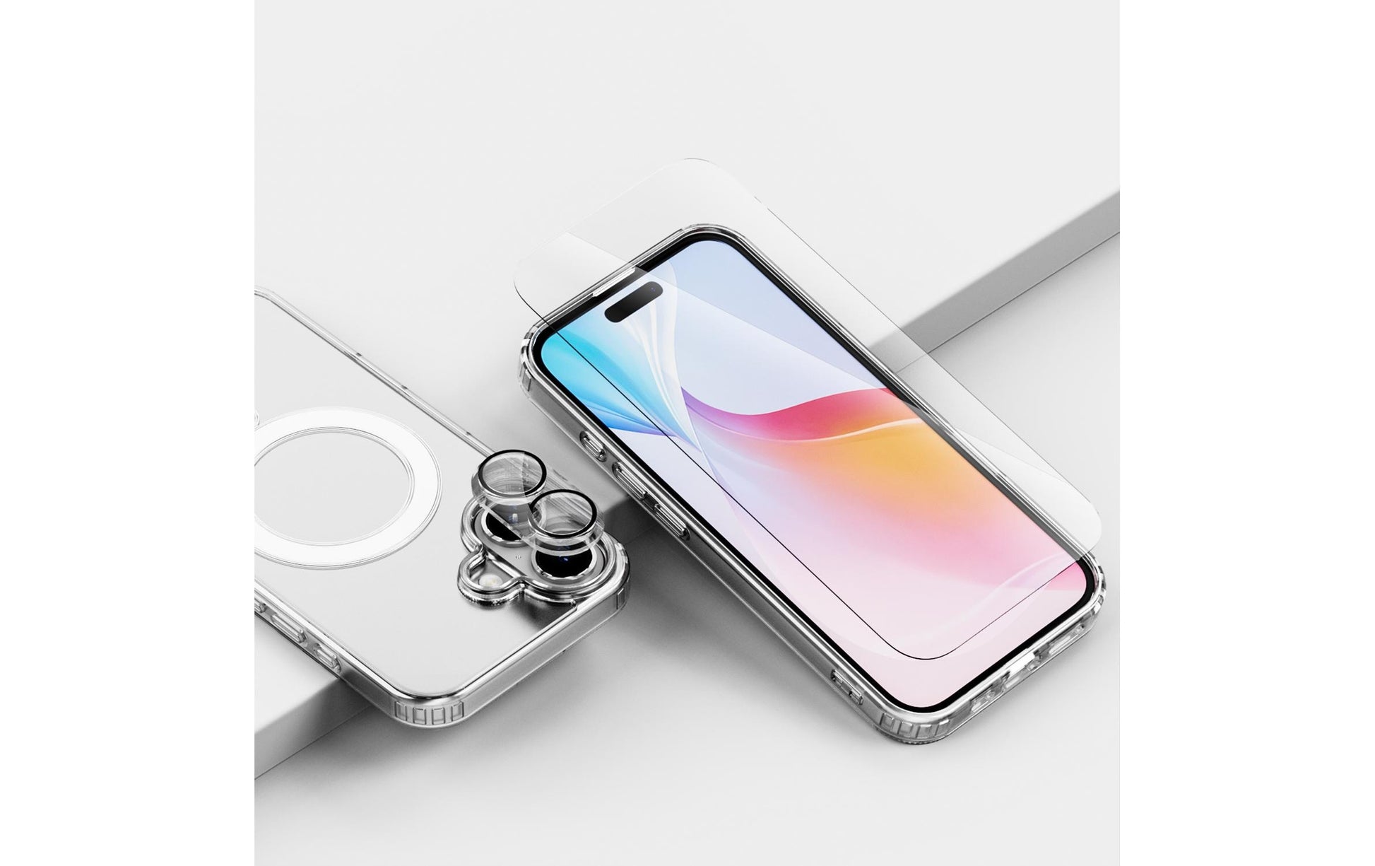 4smarts Displayschutzfolie – für Apple iPhone 16, Glas, 9H, transparent